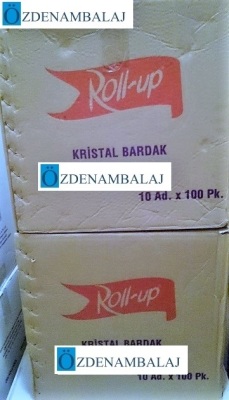 ROLL-UP KULLAN AT KRİSTAL SU BARDAK 180 CC 10 'LU