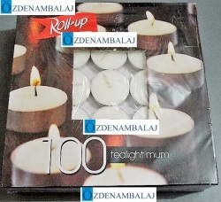 ROLL-UP TEA-LİGHT MUM 10 GR KOLİDE 1.000'ADET - Thumbnail