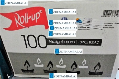 ROLL-UP TEA-LİGHT MUM 10 GR KOLİDE 1.000'ADET