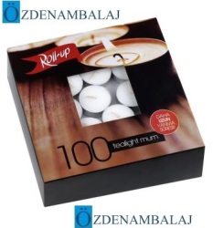 ROLL-UP TEA-LİGHT MUM 12 GR 1.000'ADET - Thumbnail