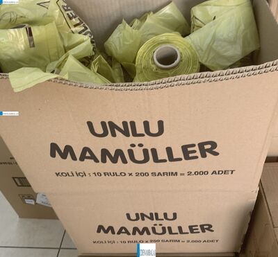  UNLU MAMÜLLER BASKILI EKMEK POŞETİ 150 ADET *10 RULO = 1.500 ADET - 3